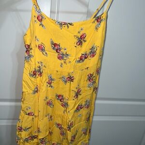 Yellow Floral Sundress